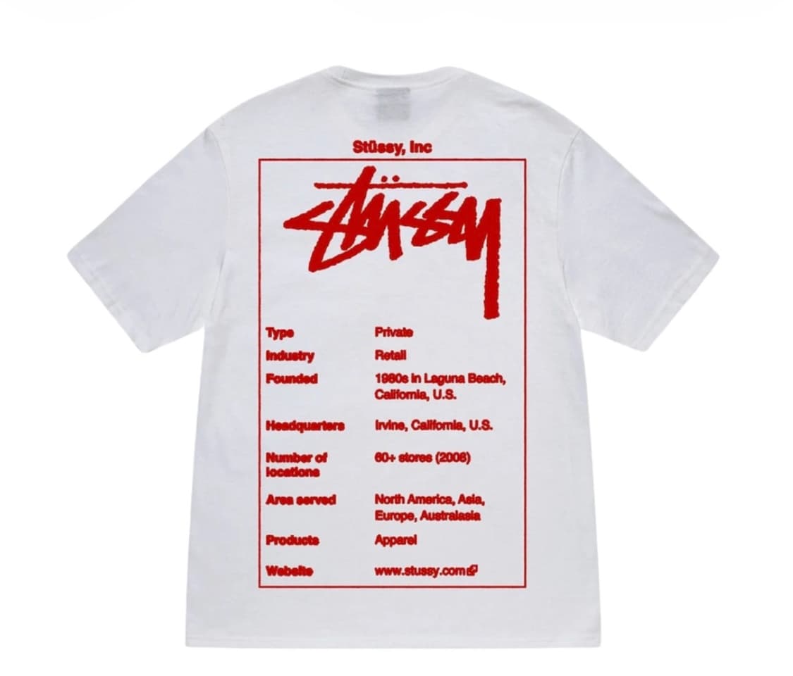 스투시 위키 티셔츠 반팔 L 상품이미지3