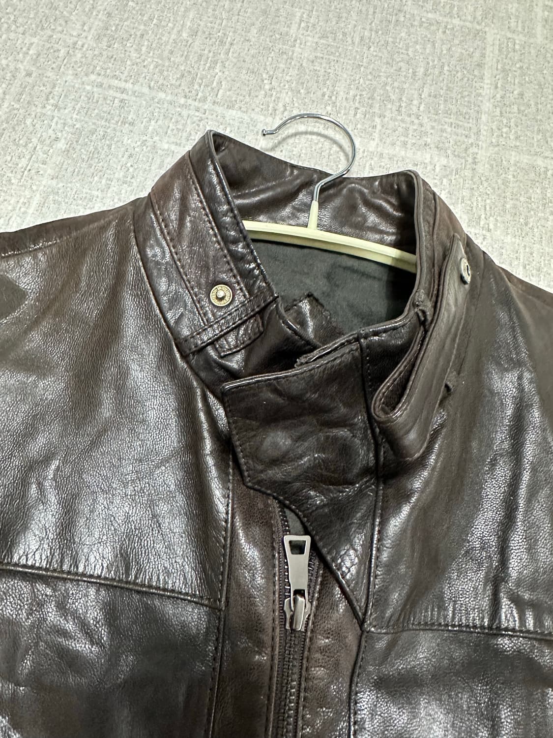 까르뜨블랑슈 빈티지 가죽자켓  상품이미지8