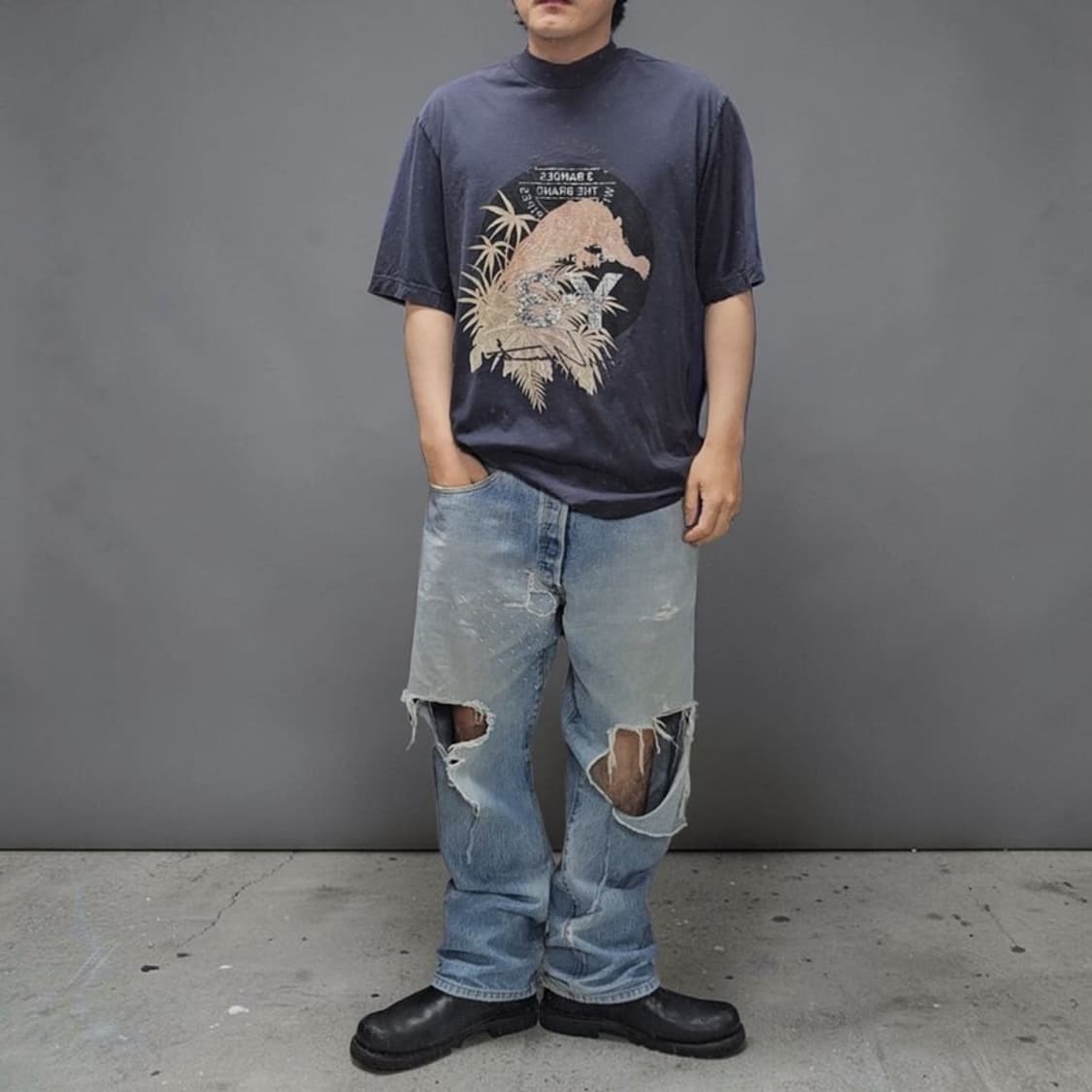 17SS Y-3 요지야마모티 반팔티 L M0267 상품이미지1