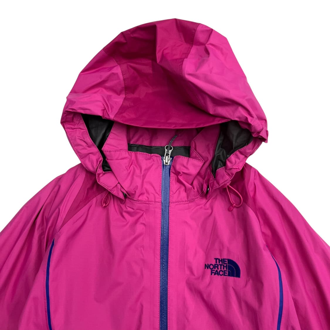 노스페이스 퍼플로고 핑크 후드 바람막이 M 상품이미지4