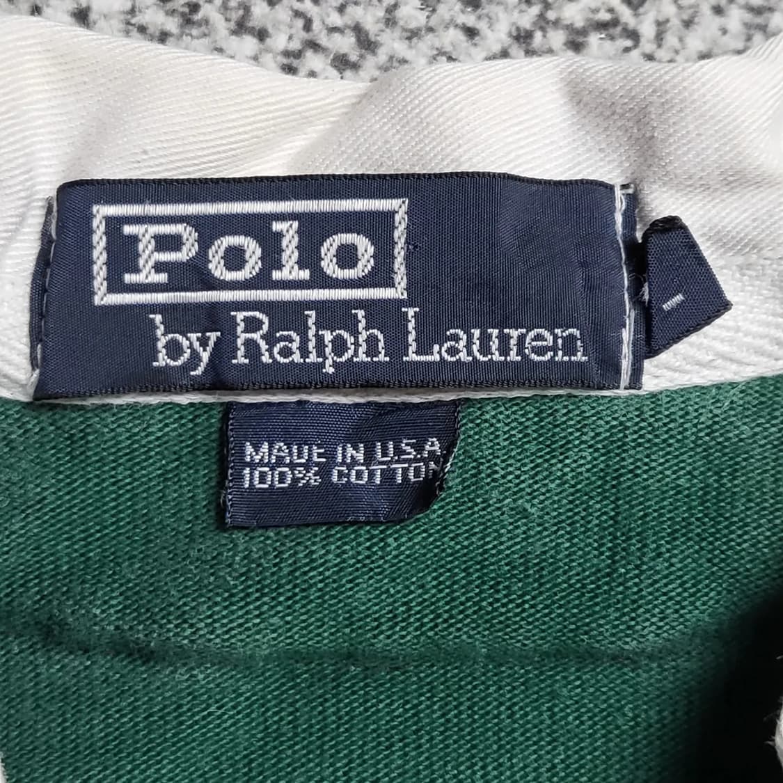 90s 폴로 랄프로렌 럭비티 L 상품이미지4
