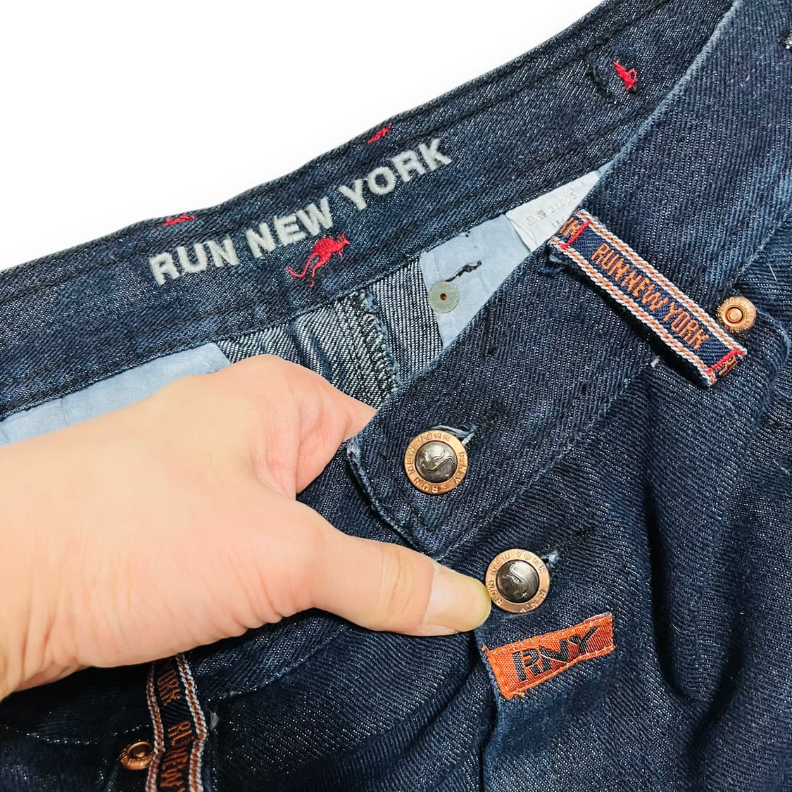 RNY Old School Hip Hop Cargo Denim Pants 상품이미지5