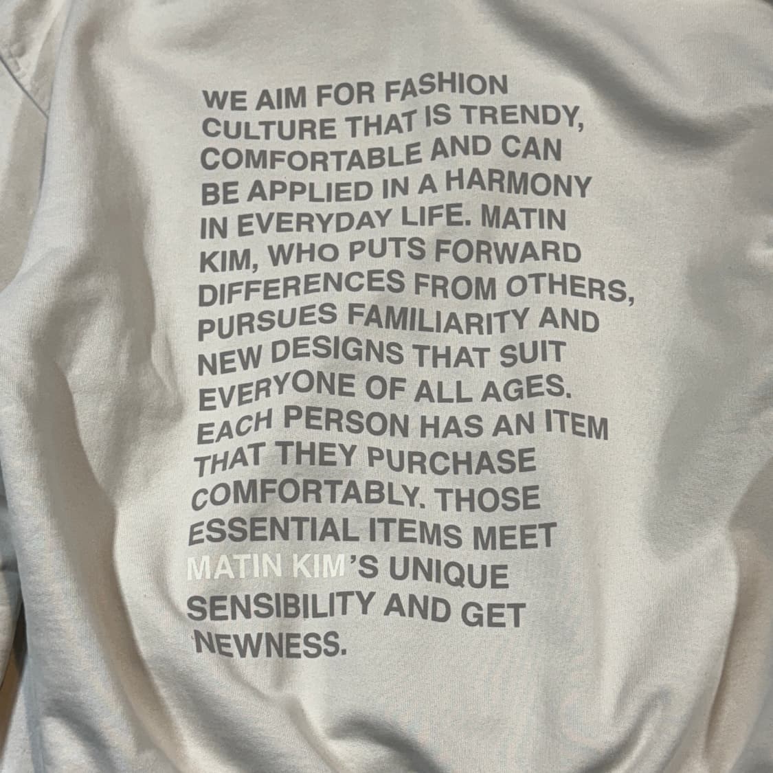 F) 마뗑킴 아이보리 헤비웨이트 후드티 상품이미지5