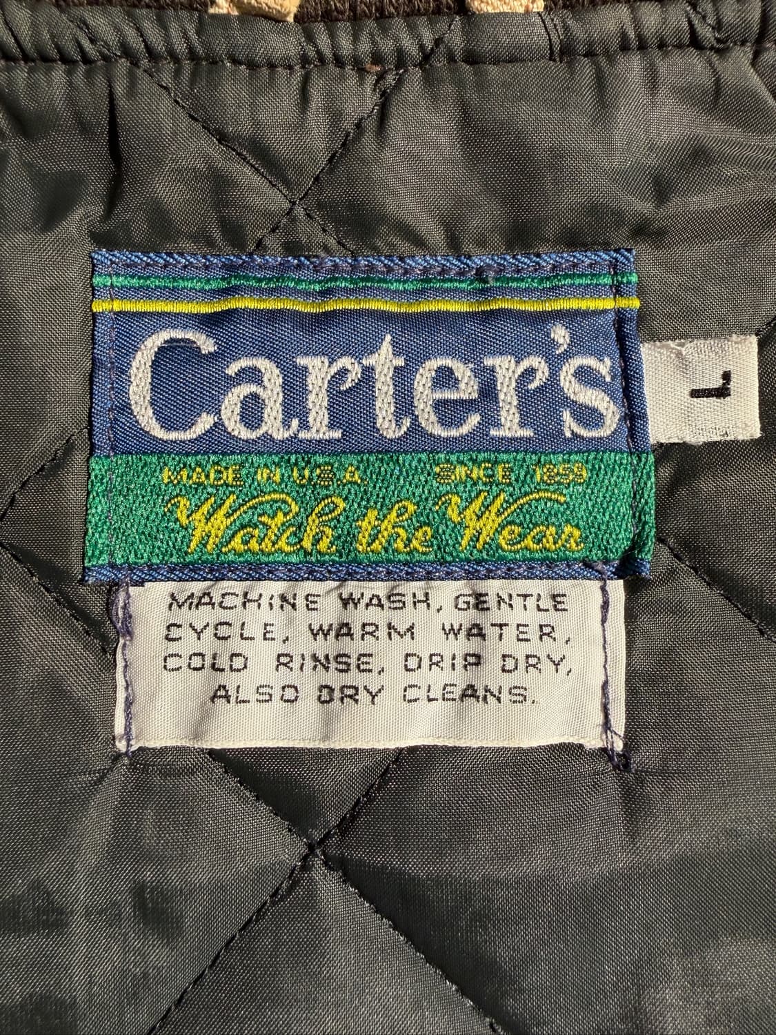 90s carter's 워크 베스트 (Made In U.S.A) 상품이미지7