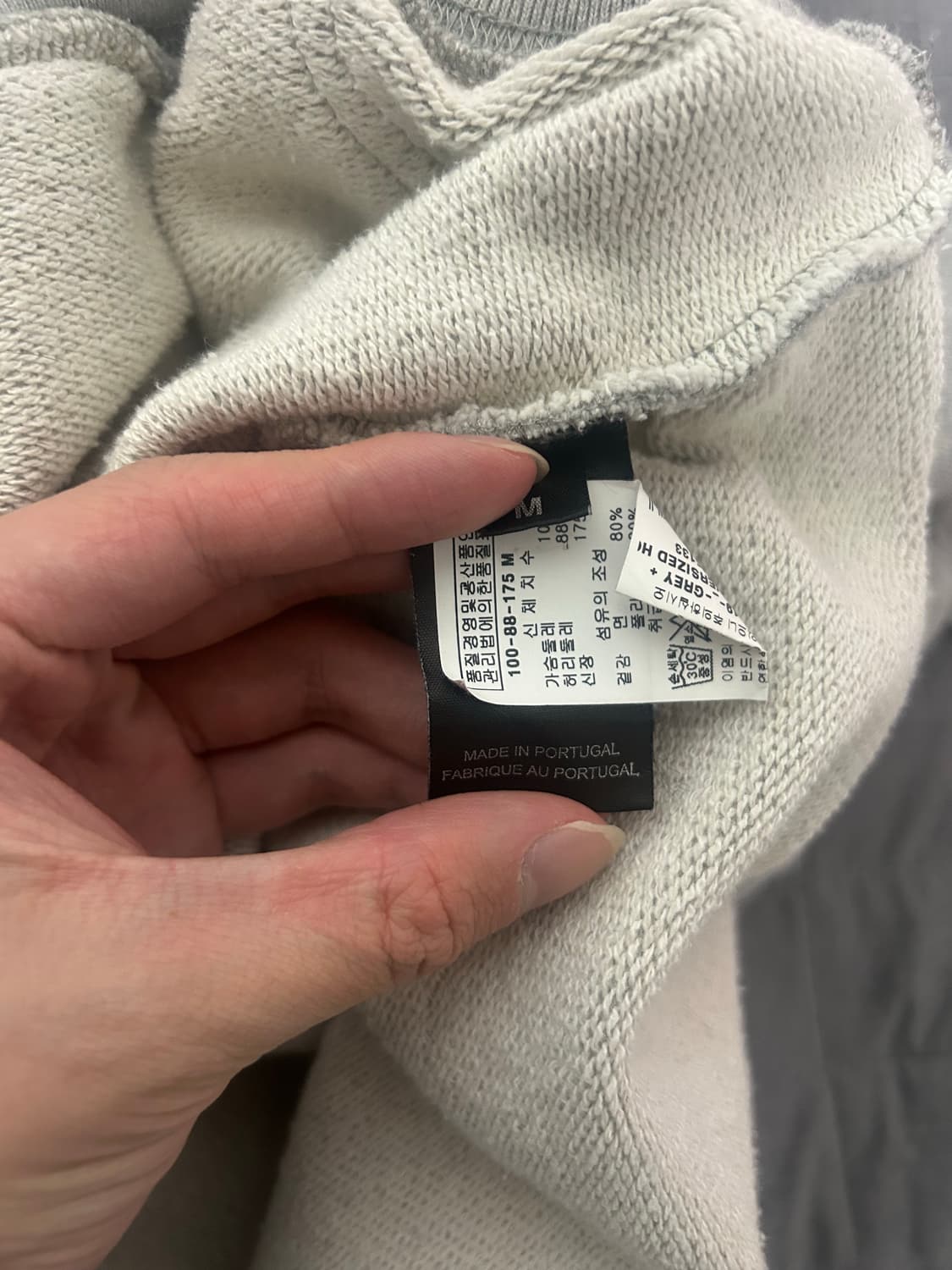 [M] 베트멍 건클럽 센스 한정판 후드 티셔츠 그레이 상품이미지5