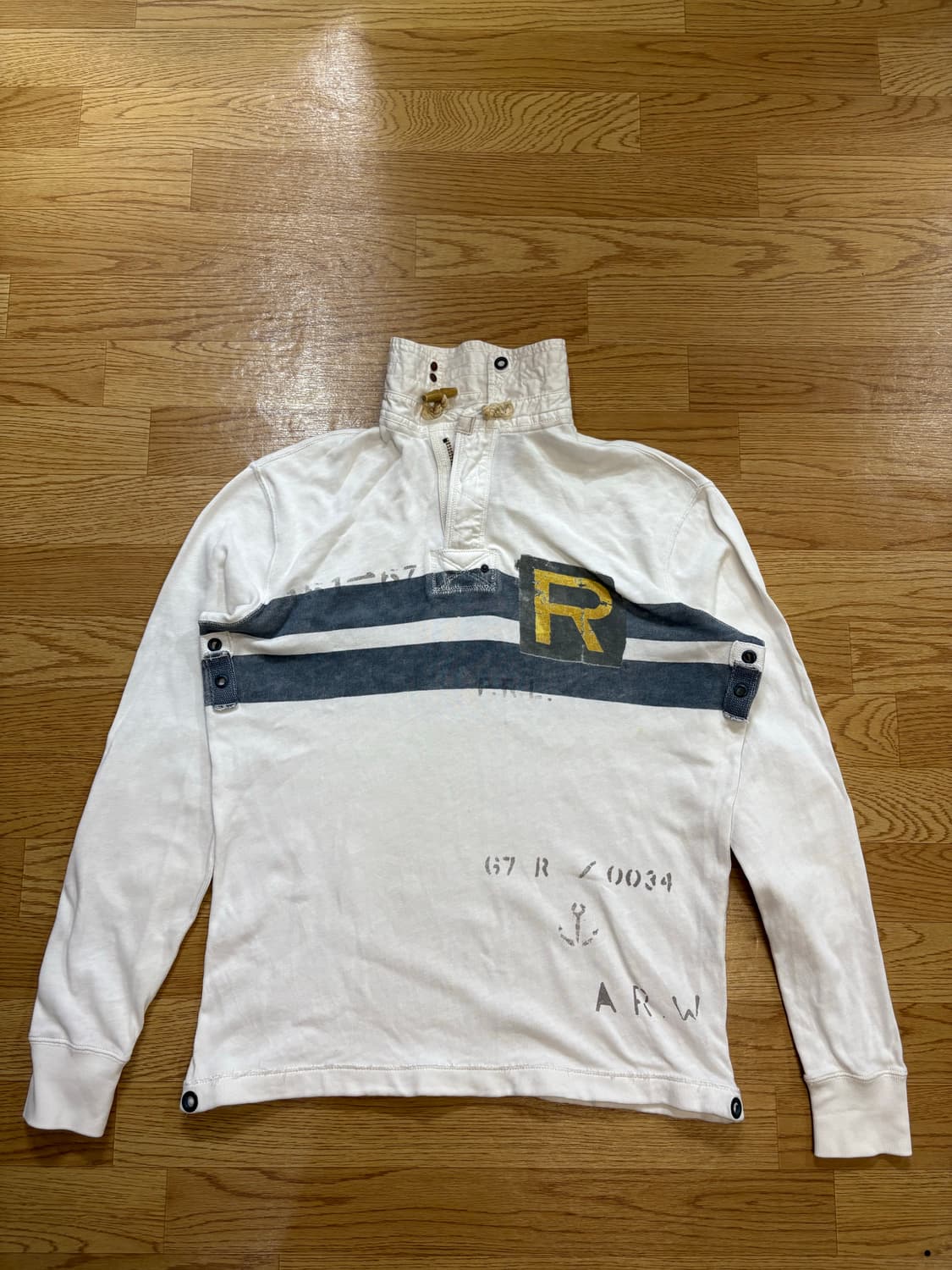 polo 폴로 랄프로렌 아이코닉 해군 모티브 카라티셔츠 상품이미지1