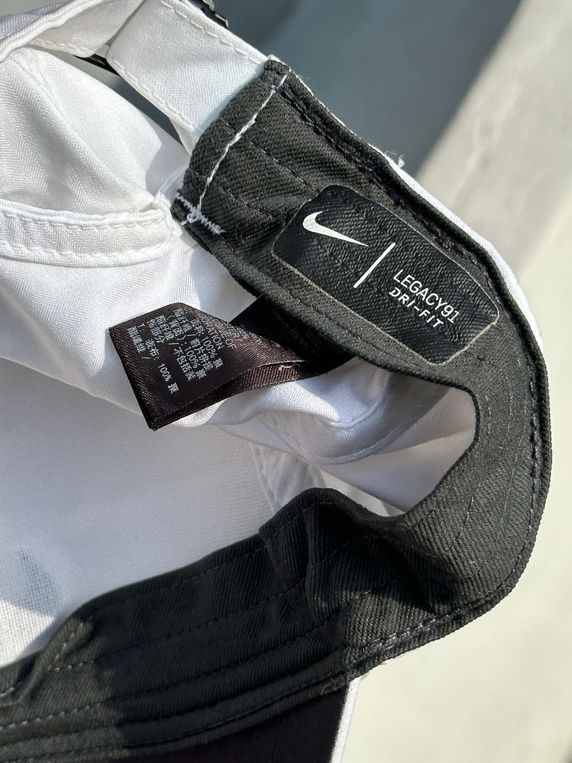 [F] 나이키 레거시91 화이트 볼캡 모자 상품이미지6