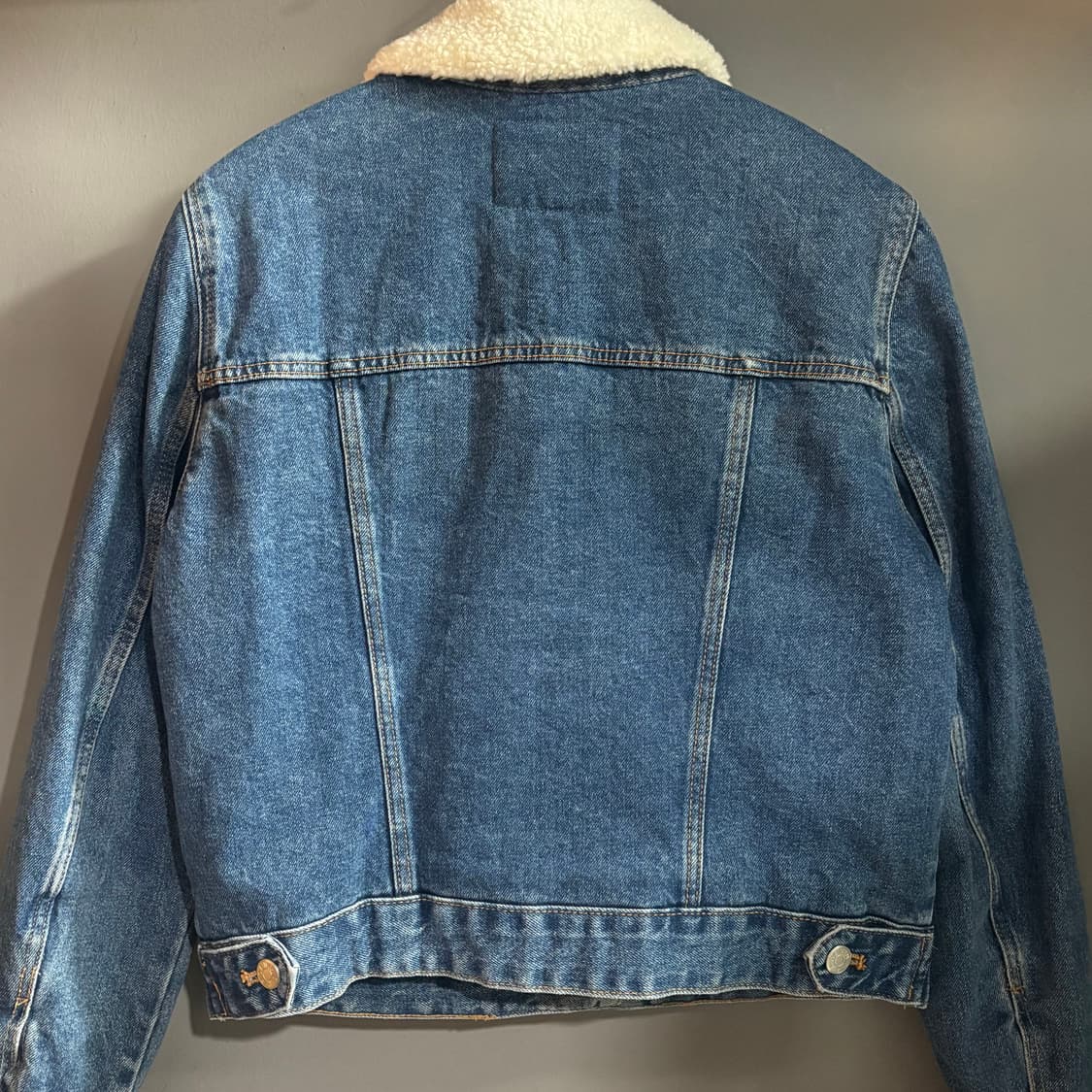 (새상품) ZARA자라 여성 뽀글이 데님 자켓 청자켓 S 상품이미지6