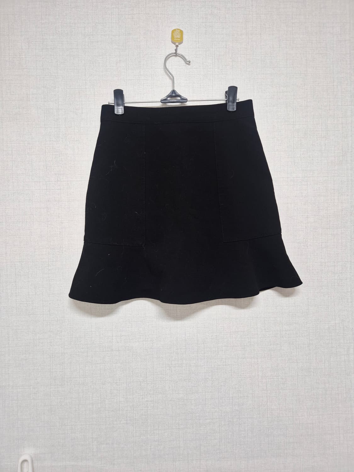 블랙 플레어 미니 스커트 상품이미지1