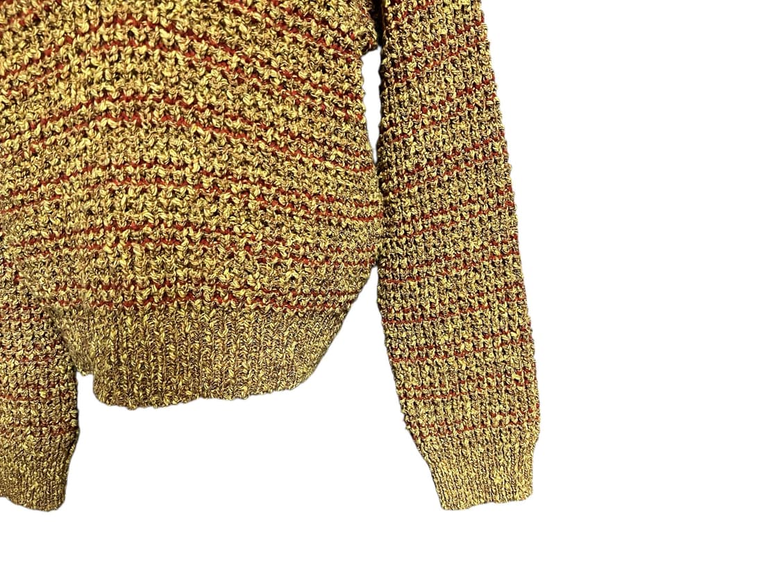 (새상품) 메종키츠네 브이넥 니트 옐로우 겨울니트 남녀공용S 상품이미지5