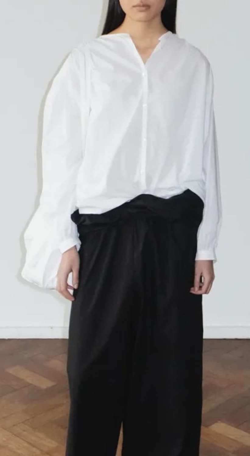 네세서리 화이트 블라우스 상품이미지2