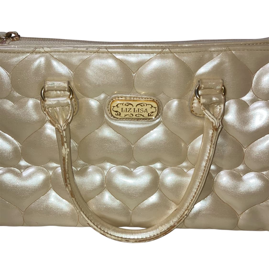 리즈리사 LIZ LISA 하트 퀄팅 로고 백 핀터깔 갸루 오네히메 고전 상품이미지4