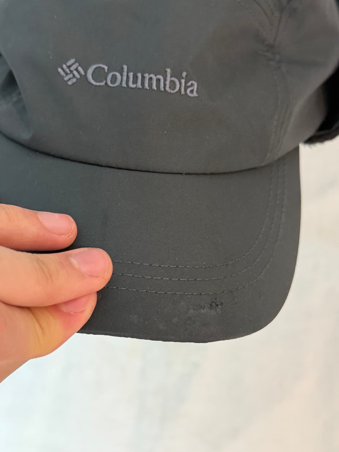 컬럼비아 군밤모자 트루퍼햇 귀도리 모자 차콜 상품이미지7