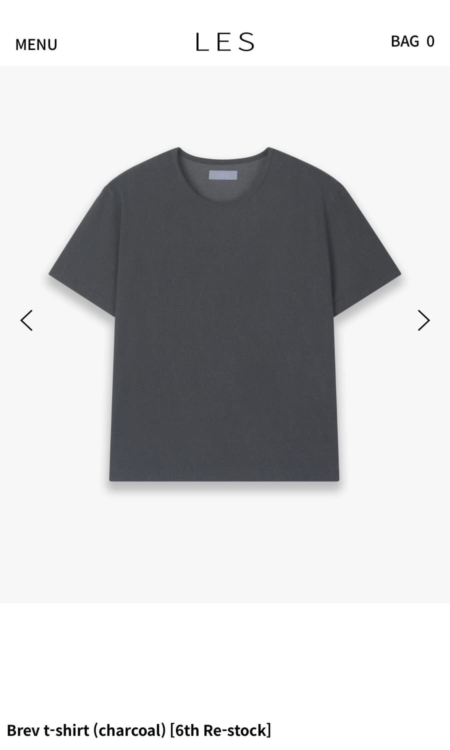 Brev t-shirt 상품이미지1