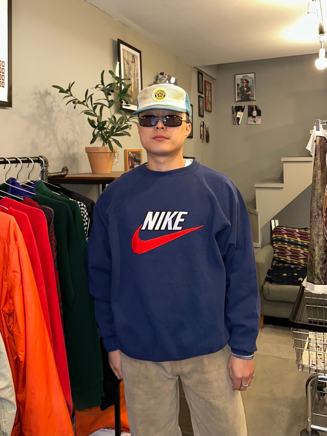 90’s Nike old swoosh logo faded sweats 상품이미지2