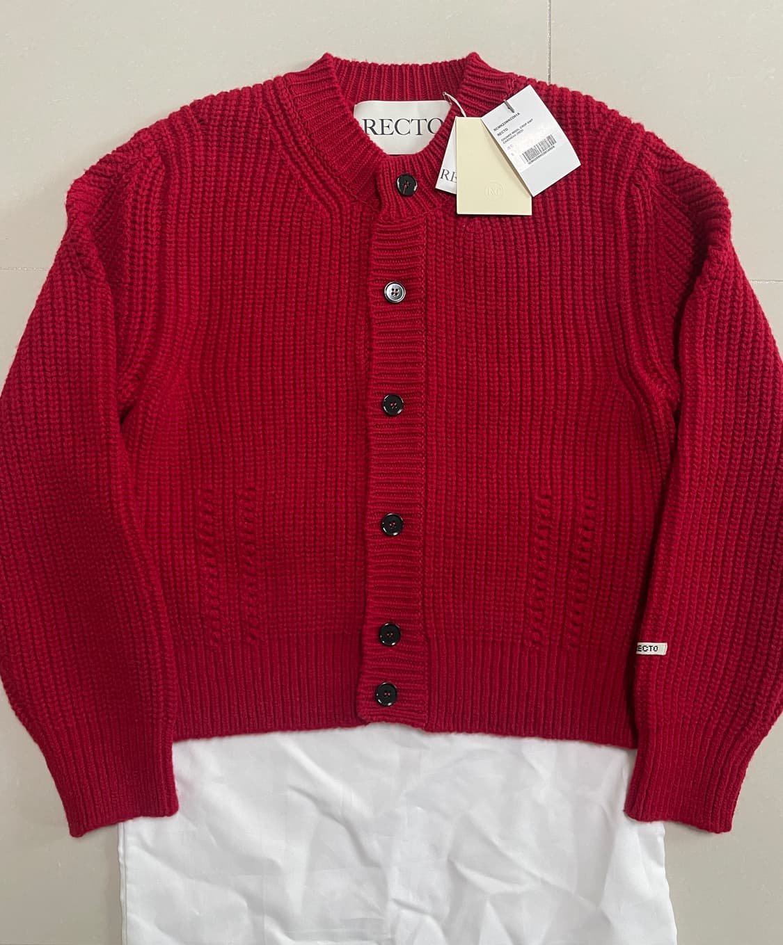 렉토 청키 가디건 상품이미지1