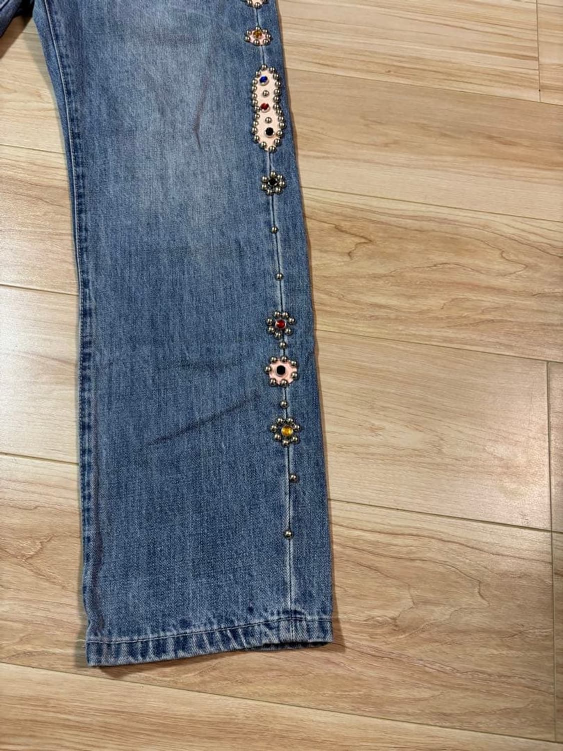 캐피탈 14온즈 데님 5P 몽키 시스코 잼스톤 팬츠 상품이미지3