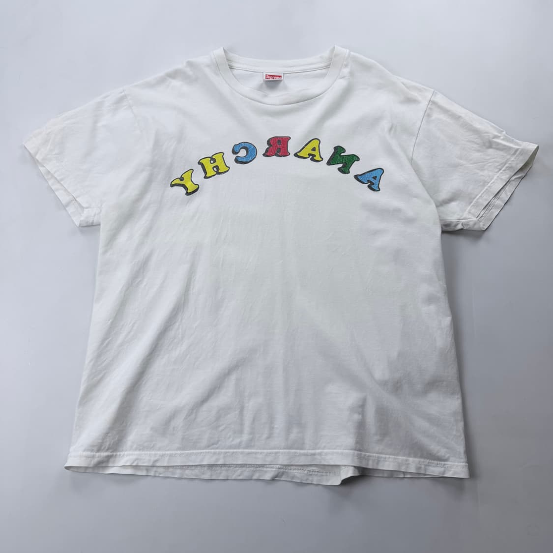 슈프림 x 제이미 리드 아나키 반팔 티셔츠 화이트 상품이미지1