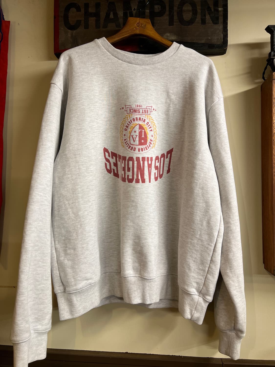 From Arles Sweat Shirt Grey 상품이미지5