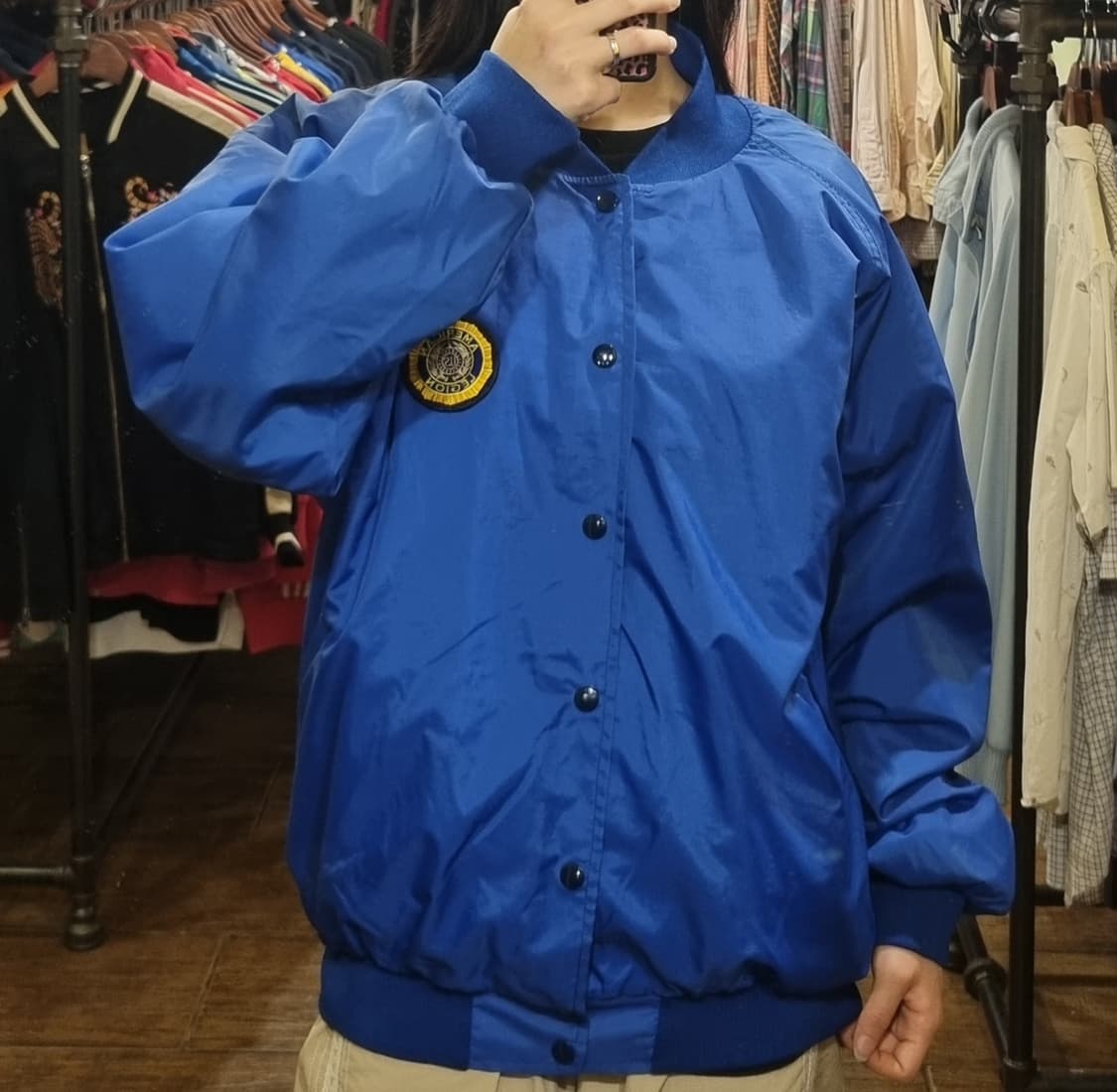 [Hi] vtg 빈티지 야구점퍼 블루 상품이미지4