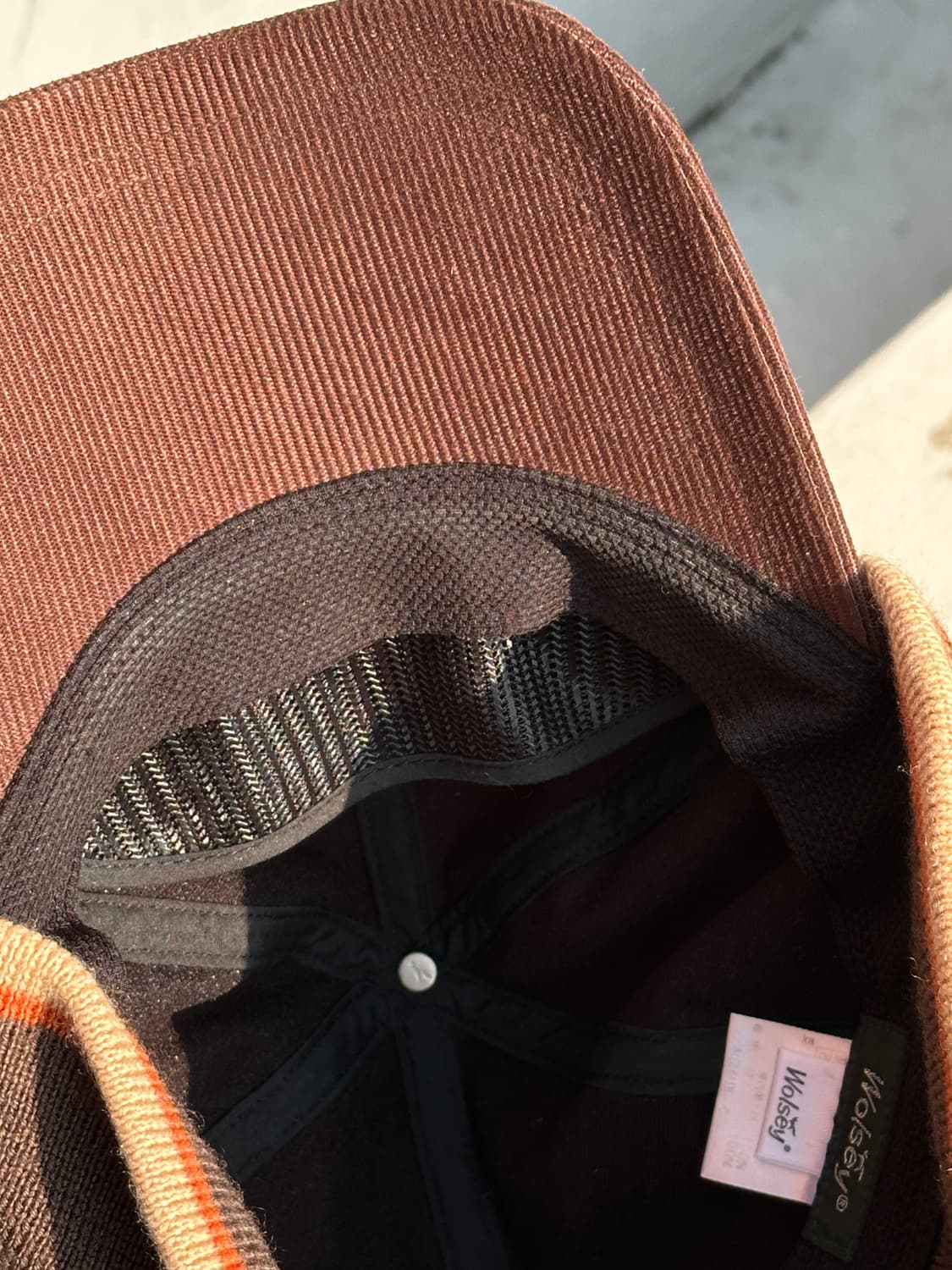 [M] wolsey 울시 골프 클럽 브라운 볼캡 모자 상품이미지7