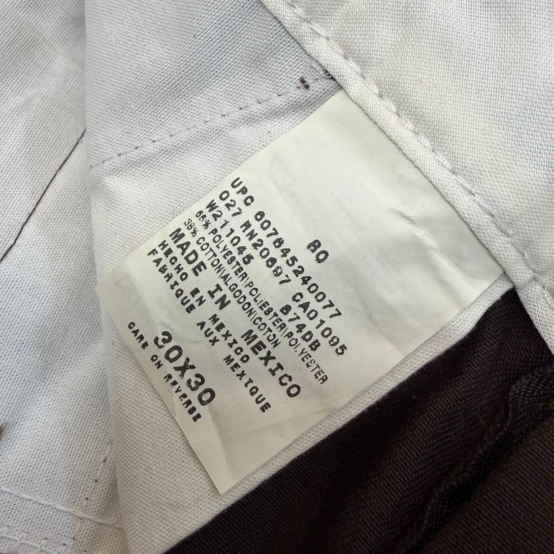 디키즈 874 치노팬츠 브라운 30 상품이미지2