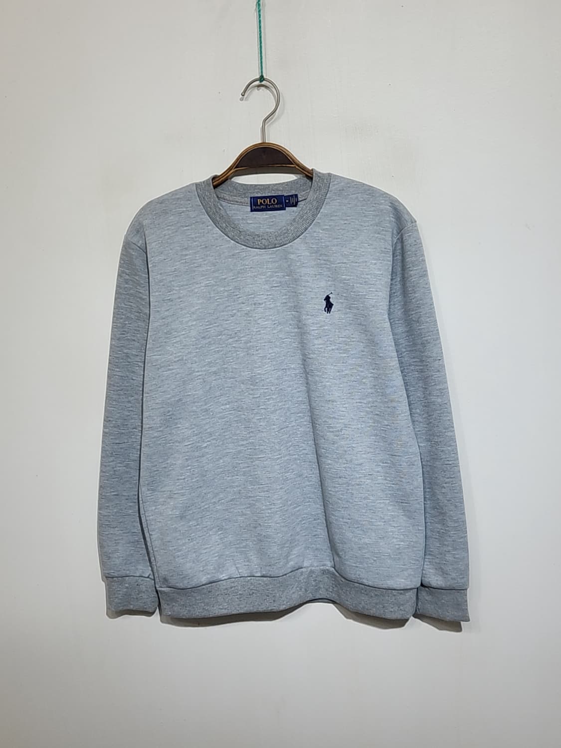 (M) 랄프로렌 폴로 맨투맨 그레이 로고 스웨트 티셔츠  상품이미지1