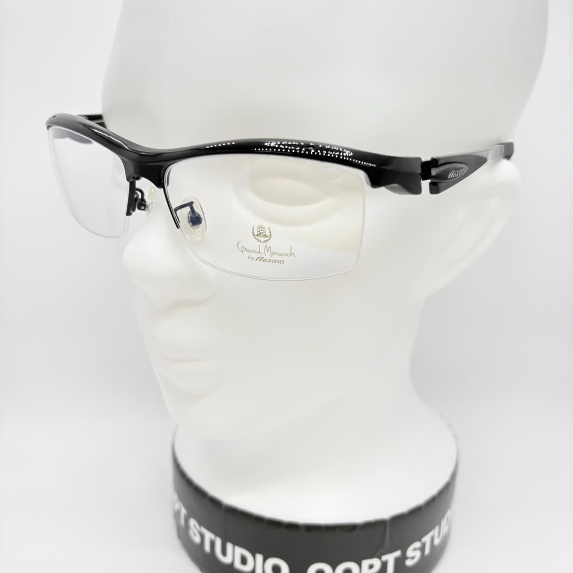 MIZUNO 미즈노 블랙 고글 반무테 안경 상품이미지7
