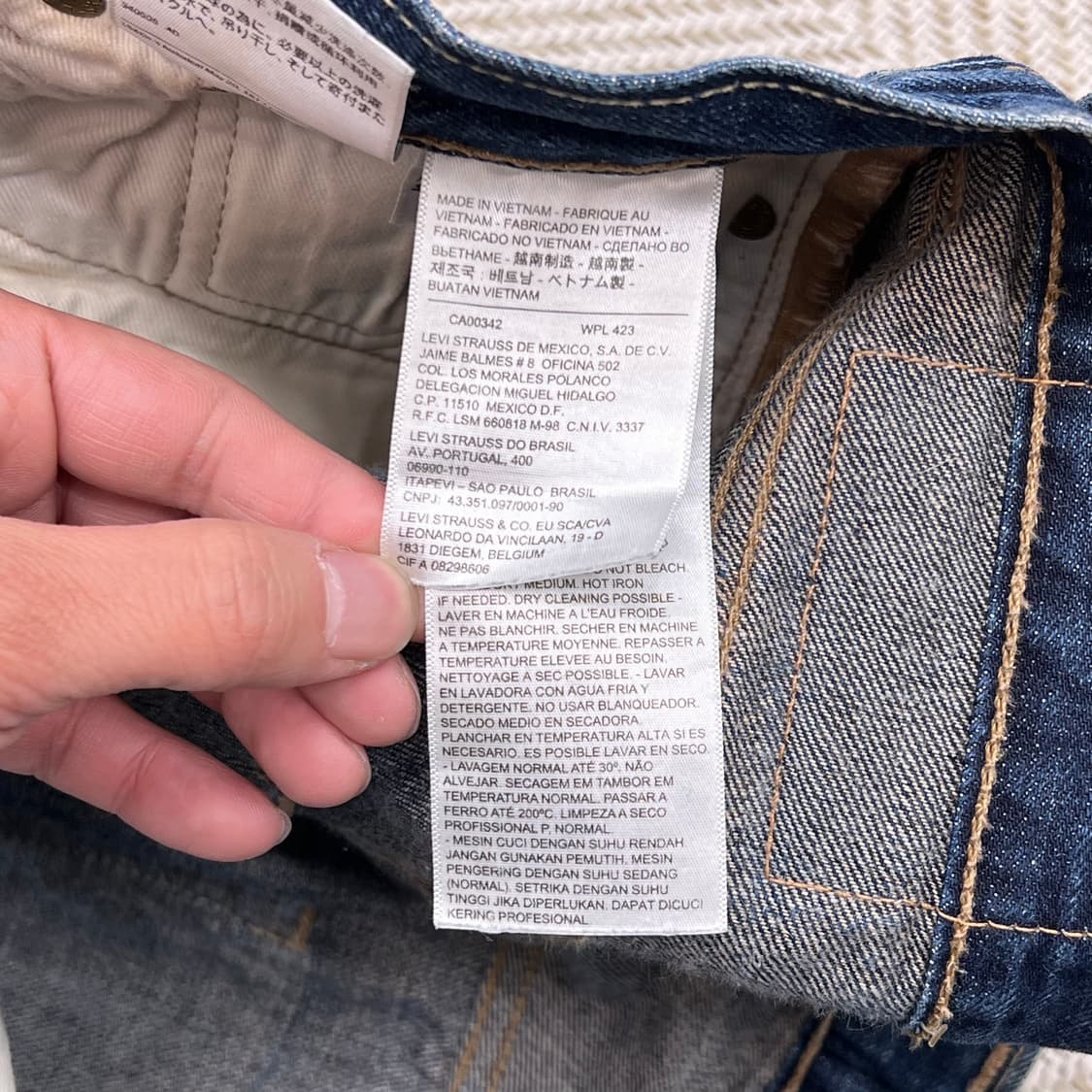 리바이스 501 데님팬츠 r3292 상품이미지7
