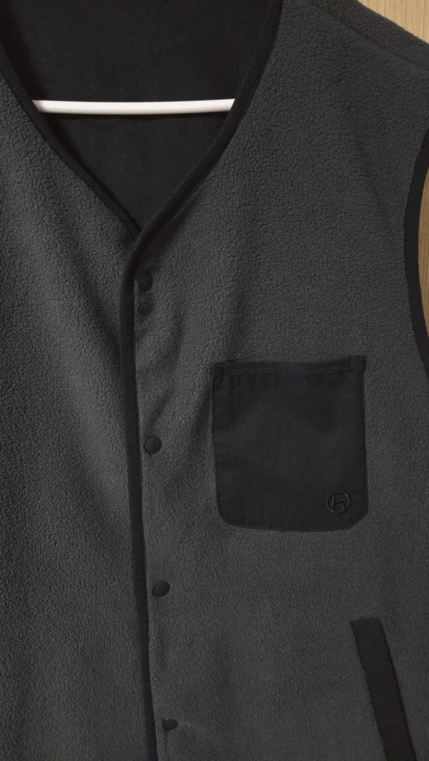 (착샷) 하이드아웃 플리스 리버시블 베스트 조끼 상품이미지3