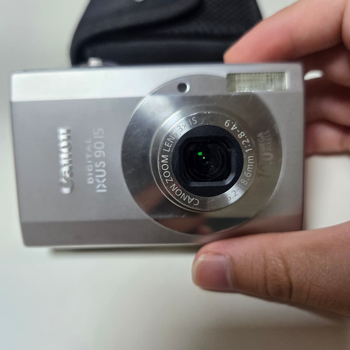 캐논 IXUS 90 IS 실버 색상 디지털 카메라 상품이미지2
