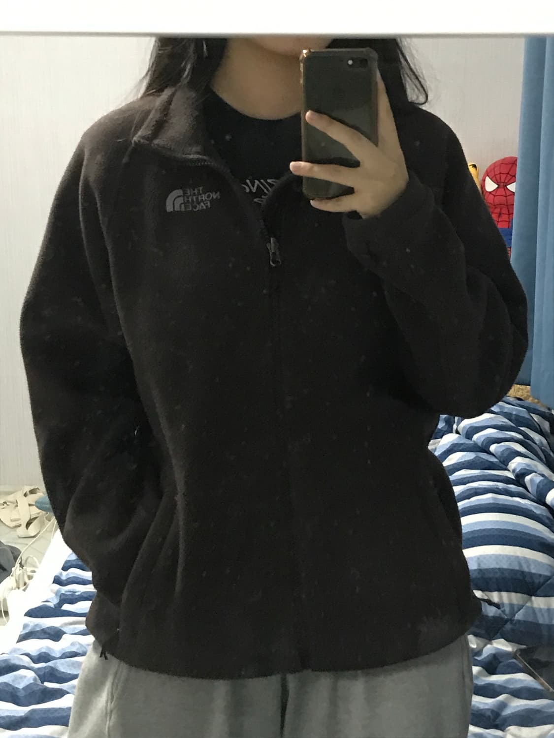 (무배) 더 노스페이스 초코 브라운 후리스 플리스 상품이미지4