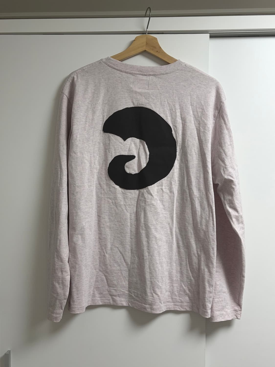 혼 아플리케 롱슬리브 라이트 핑크 (맨) 상품이미지3