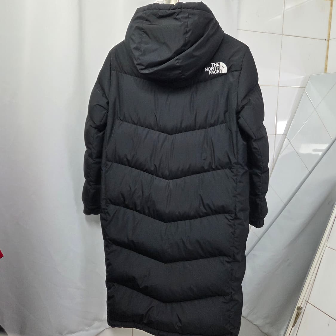 남녀 55/108 노스페이스 평창올림픽 오리털 롱패딩 팀코리아 패치 상품이미지7