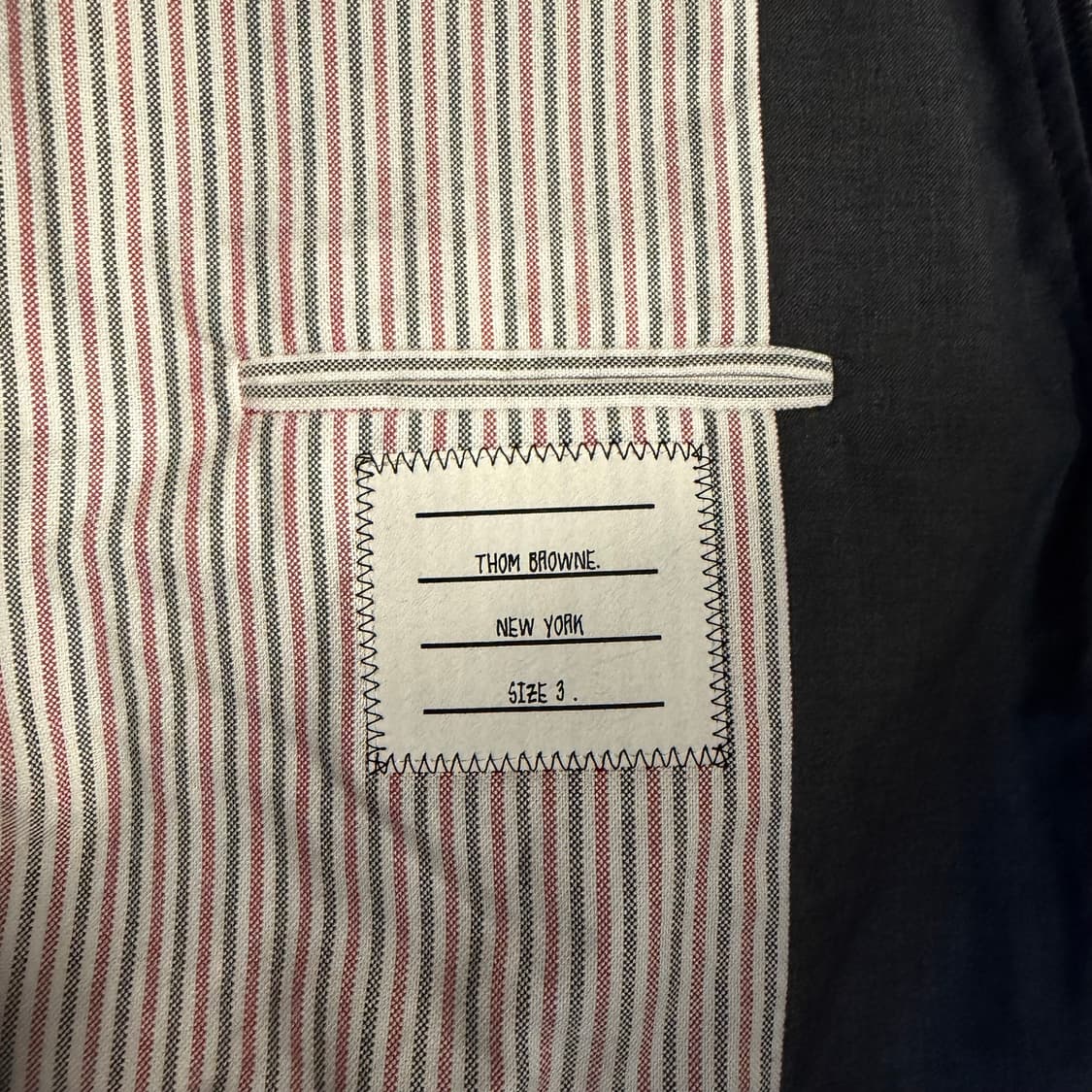 {당일발송/3size} 톰브라운 사선완장 봄버 울 자켓 그레이 한정판 상품이미지6