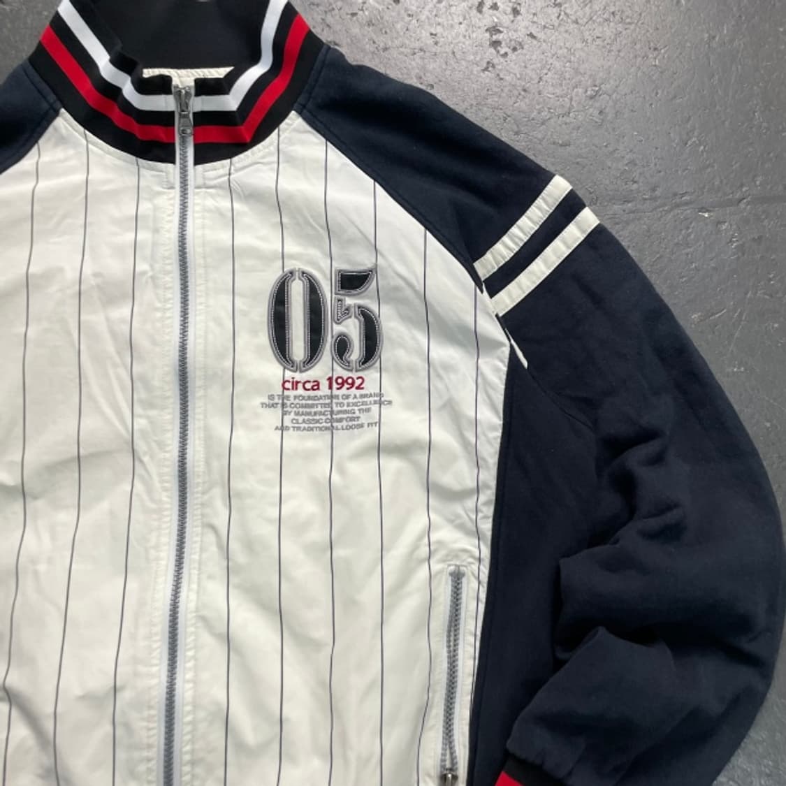 100 후부 Y2K 나일론 트랙 자켓  상품이미지2