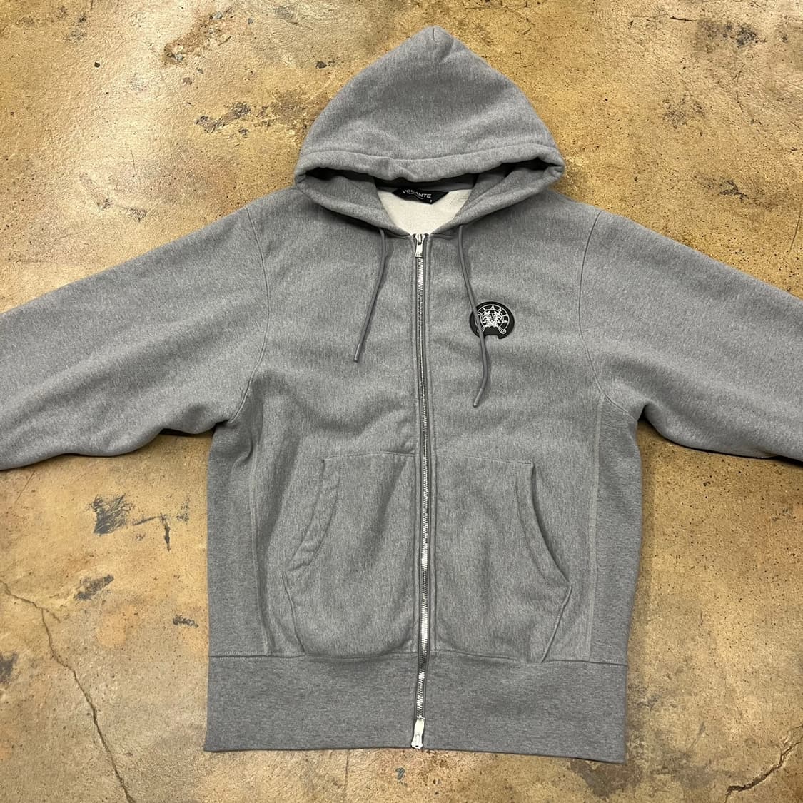 [정품/2] VOLANTE 989gsm 그레이 후드집업 b15 상품이미지3