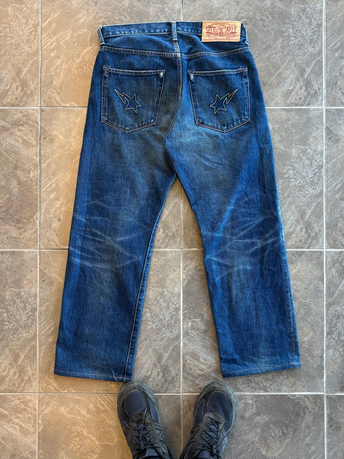00‘s Bape Star Denim Pants 상품이미지3