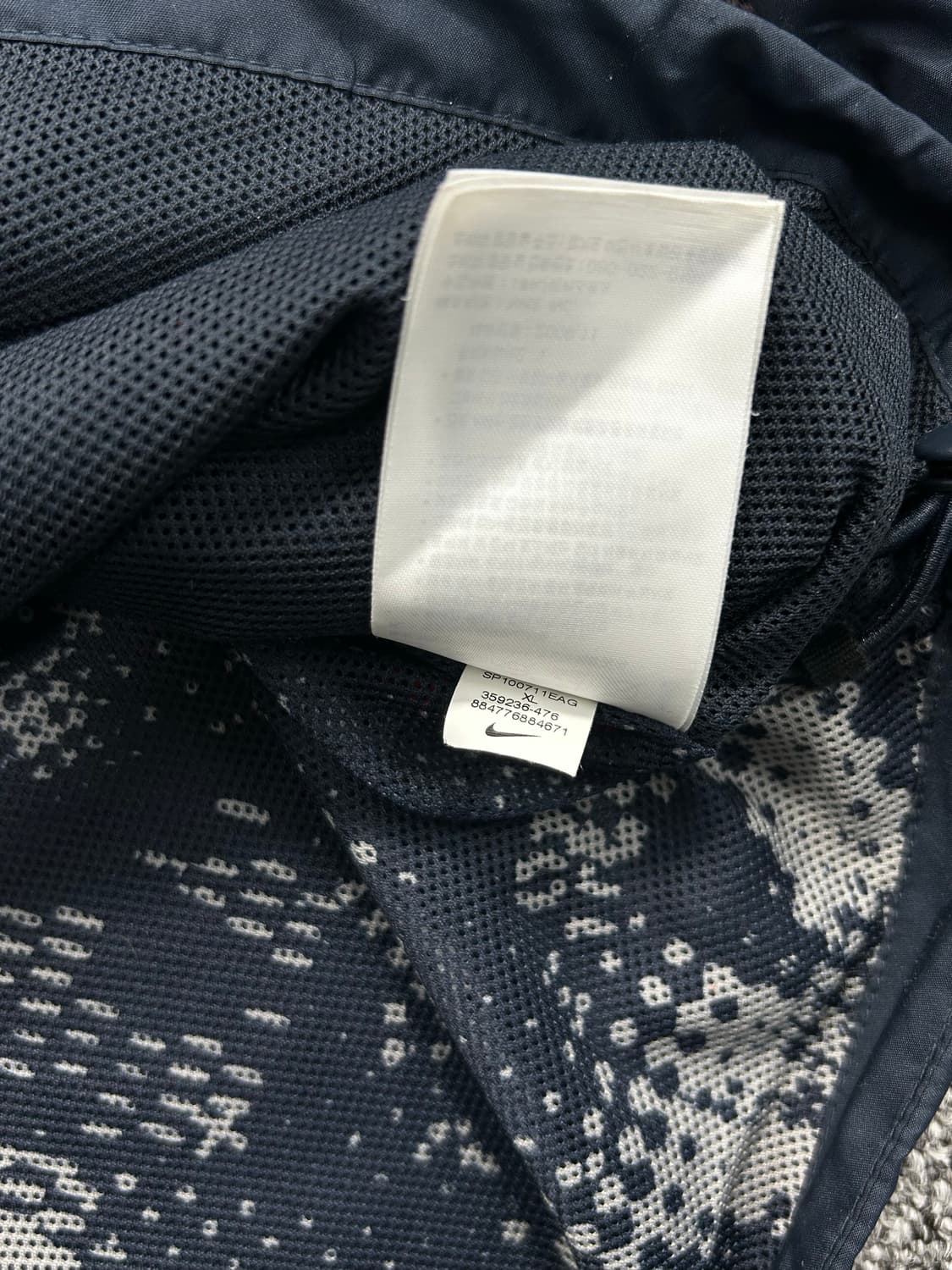 나이키 90s 네이비 레드 바람막이 XL 상품이미지8