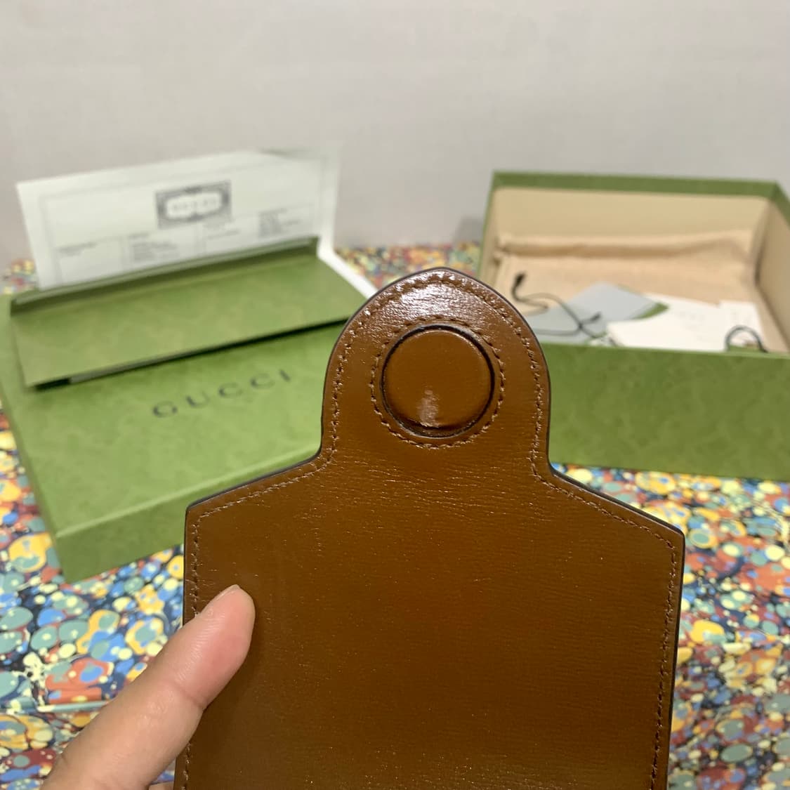 정품/새상품급 풀구성/구찌 홀스빗 1955 미니 크로스 상품이미지6