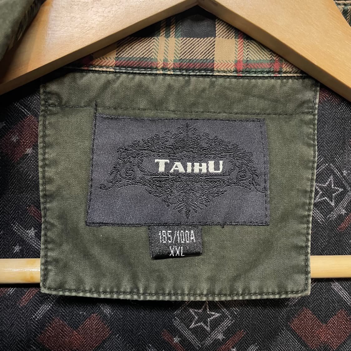 빈티지 카키 자켓 상품이미지4