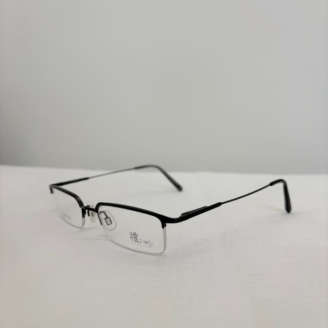 YE 그레이 반무테 빈티지안경 상품이미지2