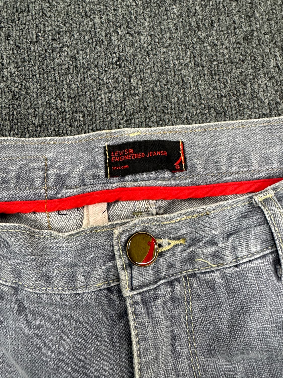 OS)리바이스 빈티지 그레이 엔지니어드 팬츠 상품이미지5