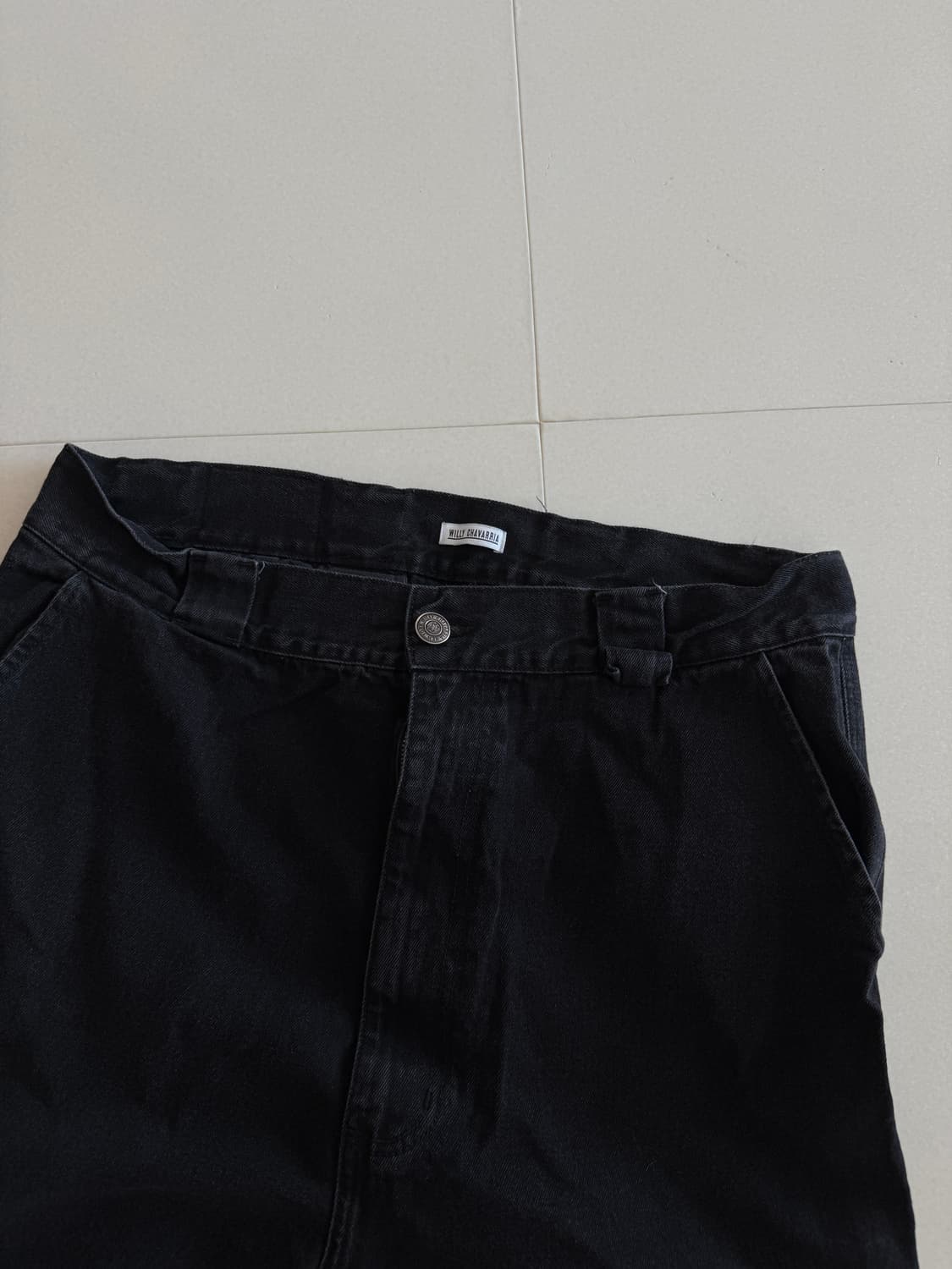 윌리 차바리아 카고 데님팬츠 L 상품이미지3