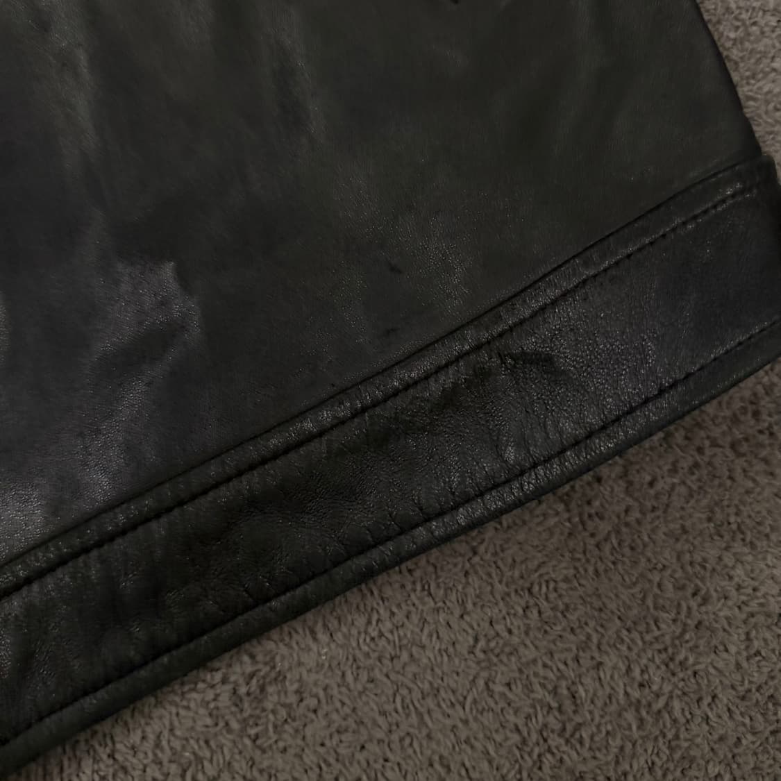 [정품/L] 폴로랄프로렌 블랙 맥스웰 양가죽 레더 자켓 상품이미지7
