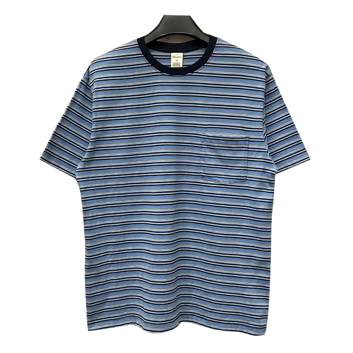 Khakis 카키스 23SS 보더 숏슬리브 스트라이프 반팔티 2사이즈 상품이미지1