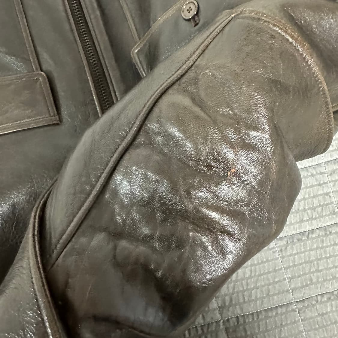 AMECO 공군 A-2 가죽자켓 상품이미지4