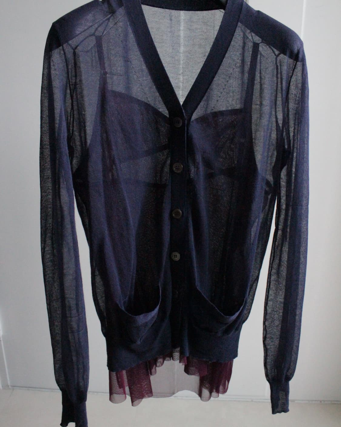 Sacai see-through cardigan 상품이미지4