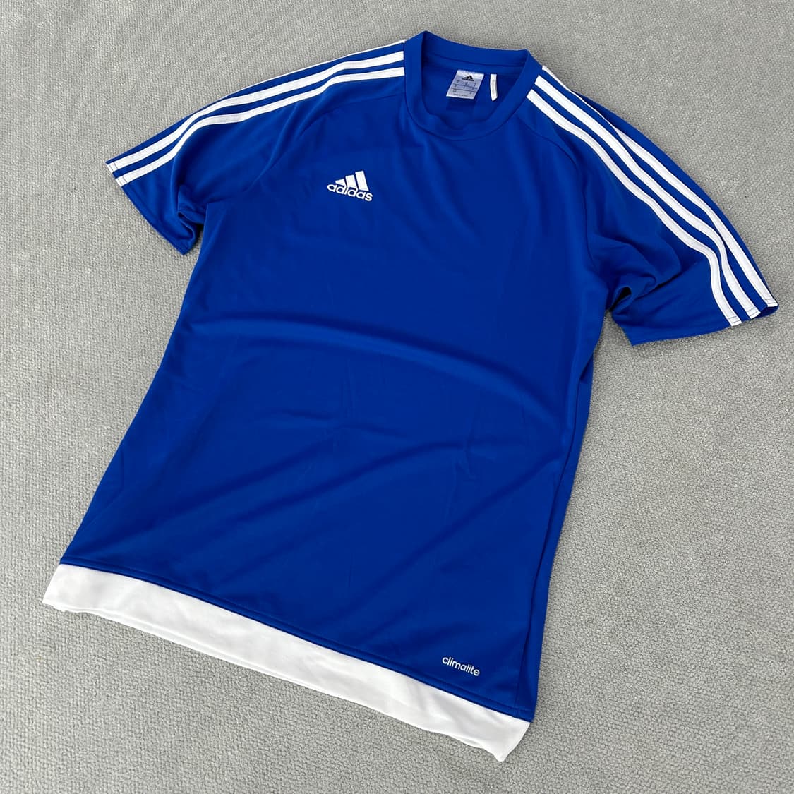 아디다스 블루 삼선 반팔  상품이미지1