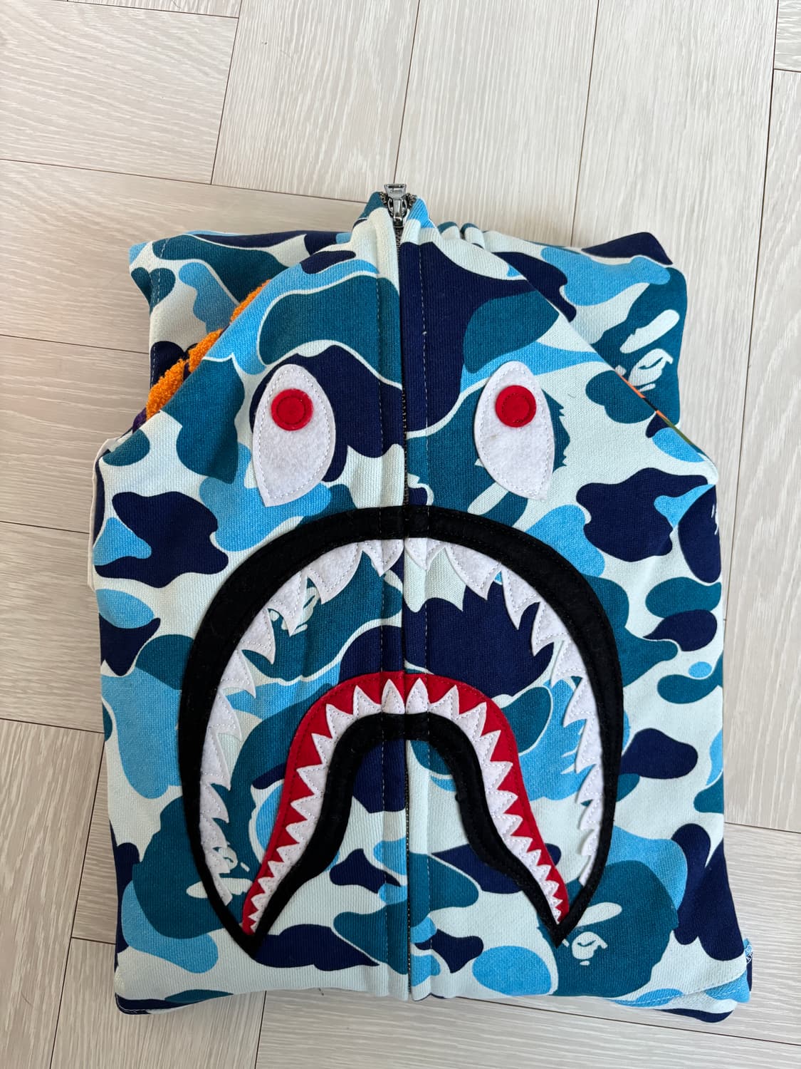 베이프 ABC 카모 샤크 후드집업 청계 상품이미지1